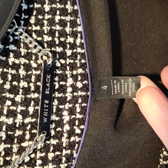 Black and white blazer - Picture 3 of 4